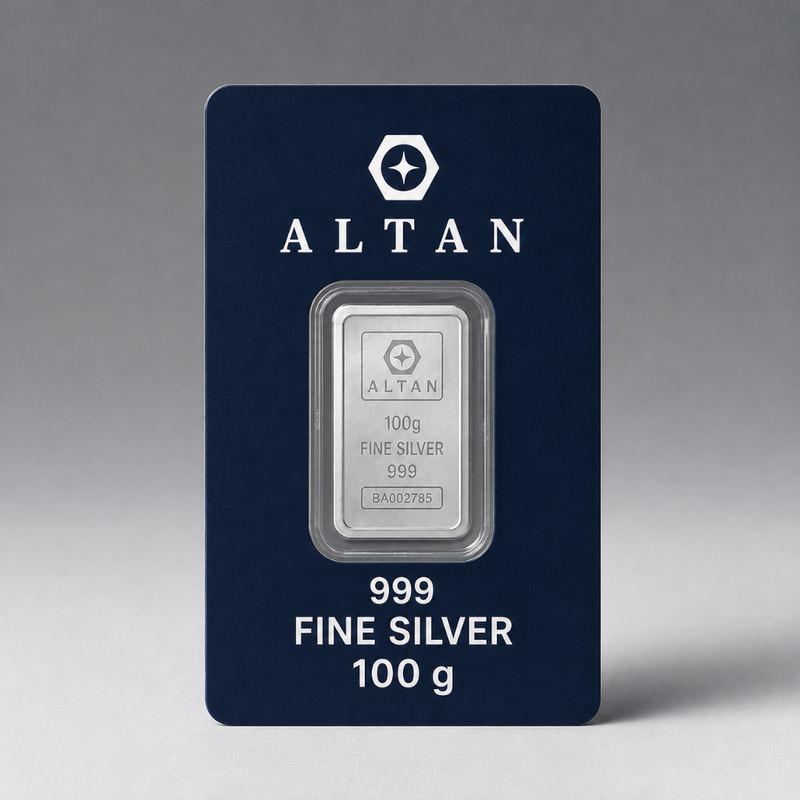 ALTAN Мөнгөн гулдмай 100 гр — 999 сорьц