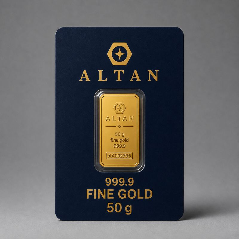 ALTAN Алтан гулдмай 50 гр — 999 (24K) сорьц